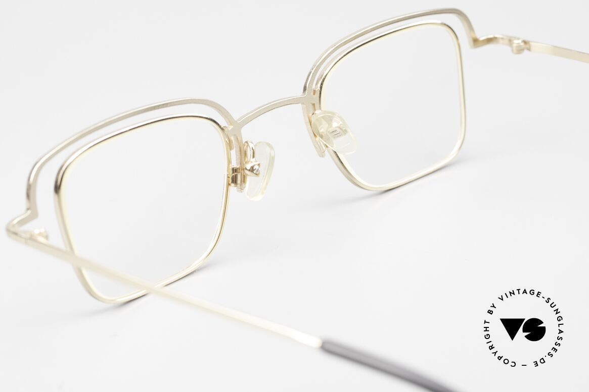 Theo Belgium Lait Herrenbrille Gold Damenbrille, Größe: medium, Passend für Herren und Damen