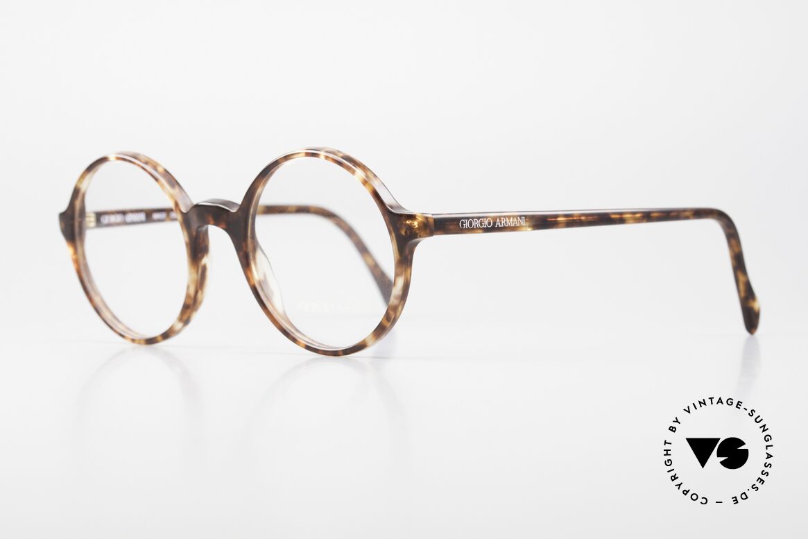 Giorgio Armani 304 80er 90er Designer Brille, interessantes Rahmenmuster in einer Art Schildpatt, Passend für Herren