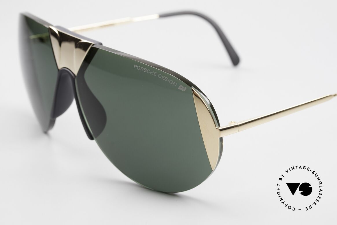 Porsche 5636 Rare 90er Brille Aviator, die Linsen sind ein integrales Rahmenelement, Passend für Herren