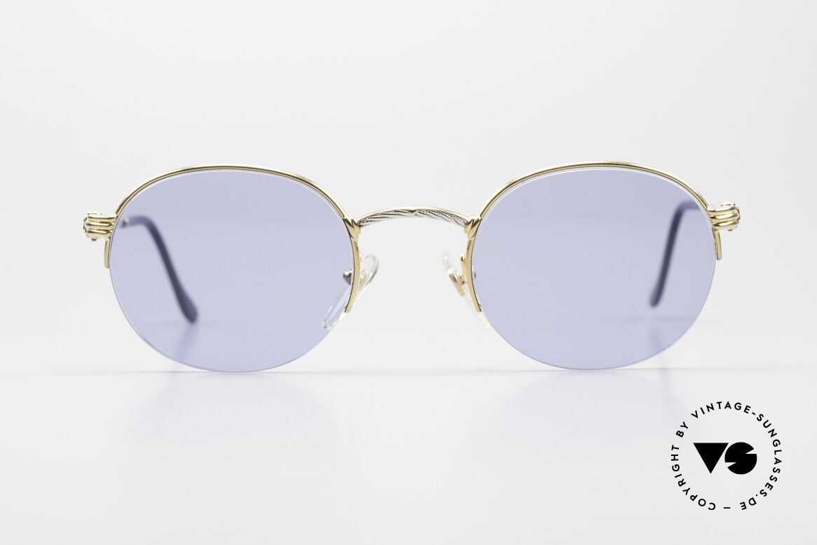 Fred Grand Largue - M Panto Luxus Sonnenbrille, einmalige Designerbrille von Fred, Paris aus den 90ern, Passend für Herren