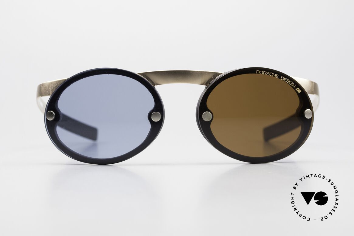 Porsche 5694 P0050 Magnetische Sonnenbrille 90er, Größe: medium, Passend für Herren