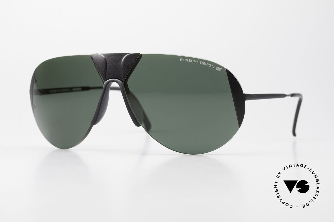 Porsche 5636 90er Aviator Brille Herren, einzigartige 90er Porsche Design Sonnenbrille, Passend für Herren