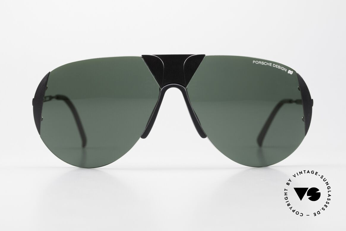 Porsche 5636 90er Aviator Brille Herren, sportliche Designersonnenbrille im Aviator-Stil, Passend für Herren