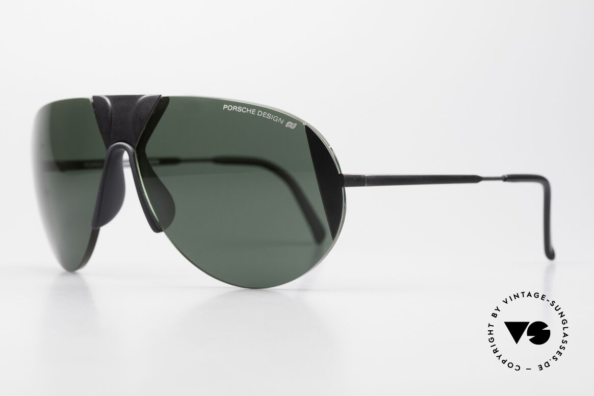 Porsche 5636 90er Aviator Brille Herren, eine wirklich originelle Rahmen-Konstruktion, Passend für Herren