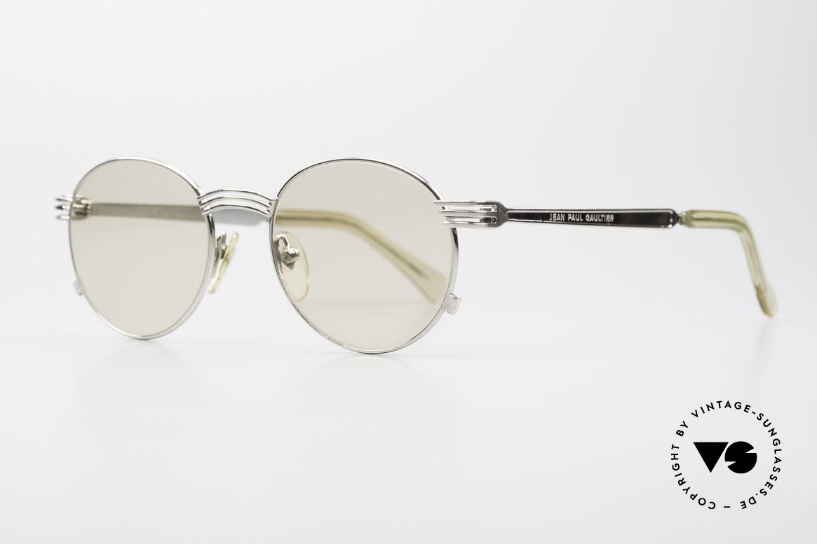 Jean Paul Gaultier 55-3174 Selbsttönende Sonnengläser, enorm qualitative Brillenfassung; absolute Top-Qualität, Passend für Herren und Damen