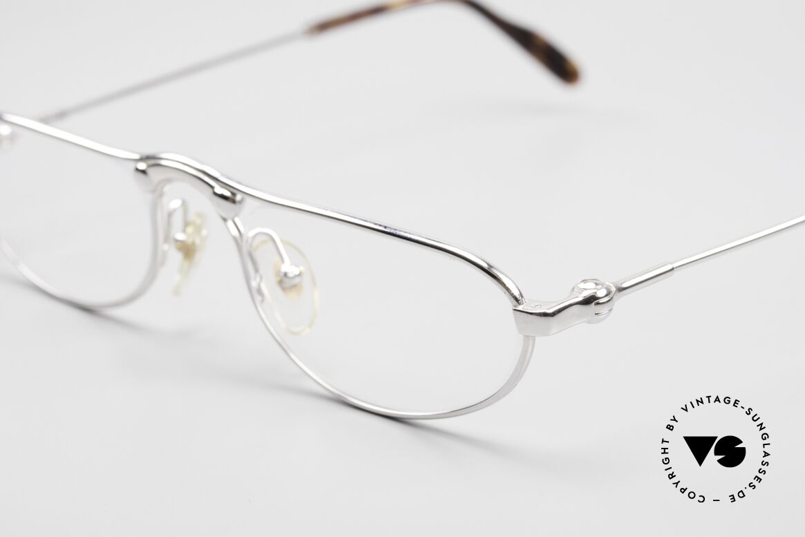 Aston Martin AM04 Lesebrille Herren 90er Platin, kostbare Limited Edition: ein wirklich besonderes Design, Passend für Herren
