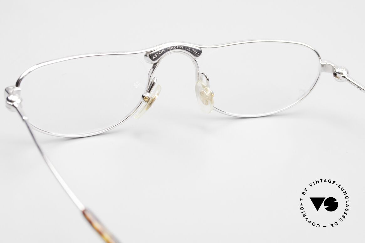 Aston Martin AM04 Lesebrille Herren 90er Platin, Größe: small, Passend für Herren