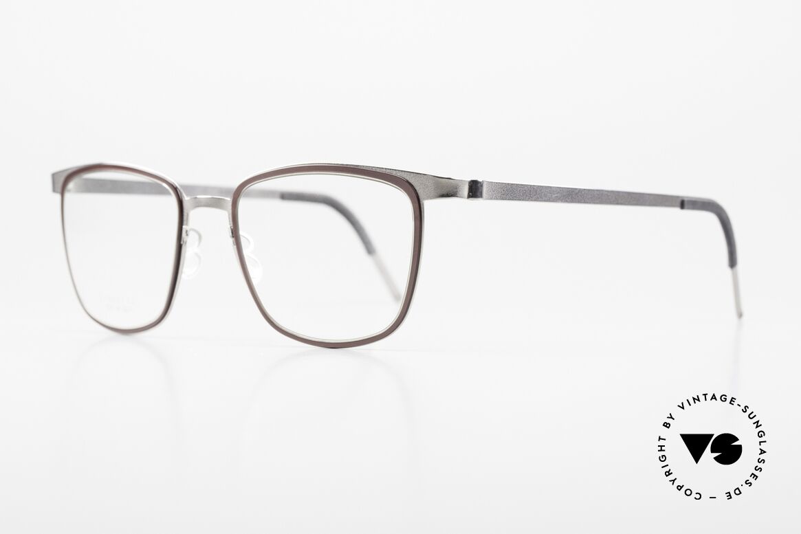 Lindberg 9717 Strip Titanium Edle Designerbrille Damen, sehr interessantes Design; hat "das gewisse Etwas"!, Passend für Damen