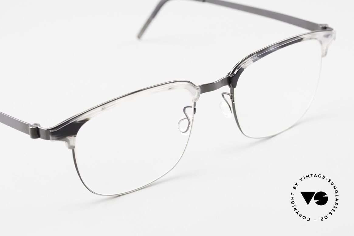 Lindberg 9835 Strip Titanium Designerbrille Ladies & Gents, ungetragenes Designerstück mit original Lindberg Etui, Passend für Herren und Damen
