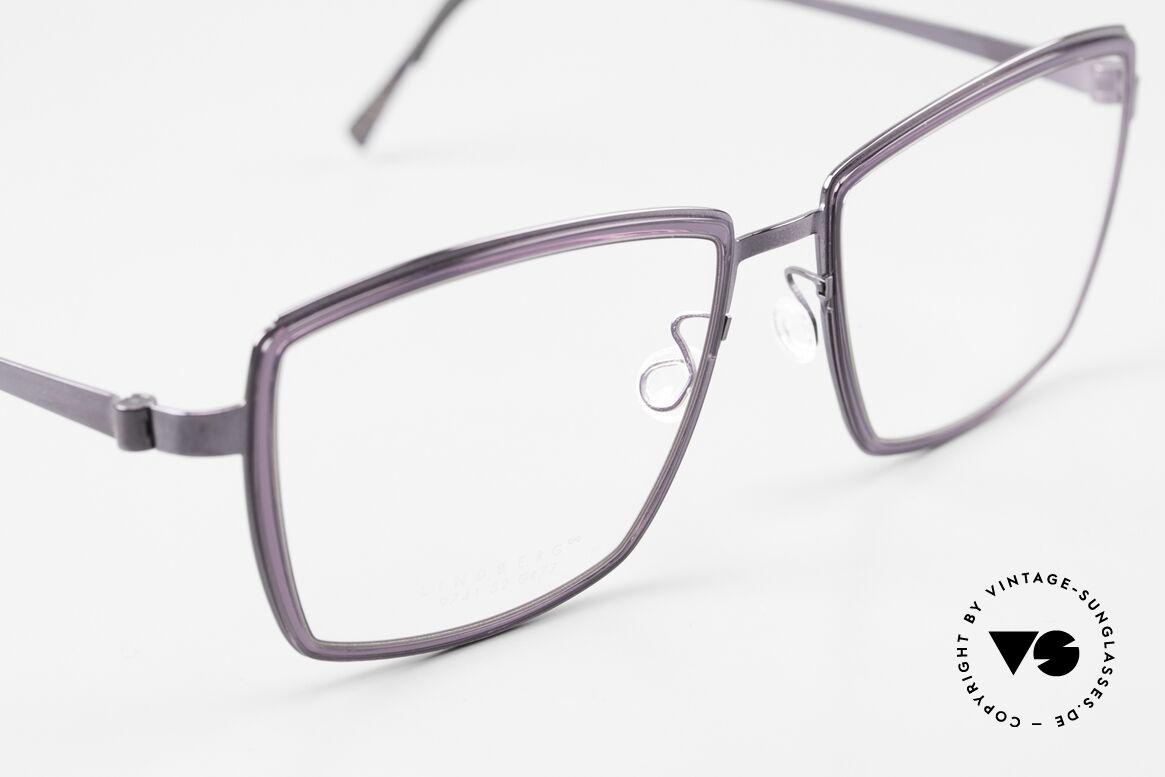 Lindberg 9741 Strip Titanium Damenbrille Vintage Brille, ungetragenes Designerstück mit orig. Etui von Lindberg, Passend für Damen