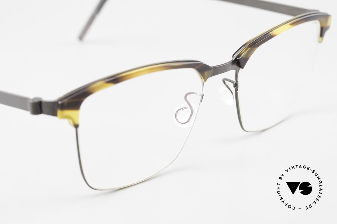 Lindberg 9837 Strip Titanium Kombibrille Ladies & Gents, ungetragenes Designerstück mit original Lindberg Etui, Passend für Herren und Damen