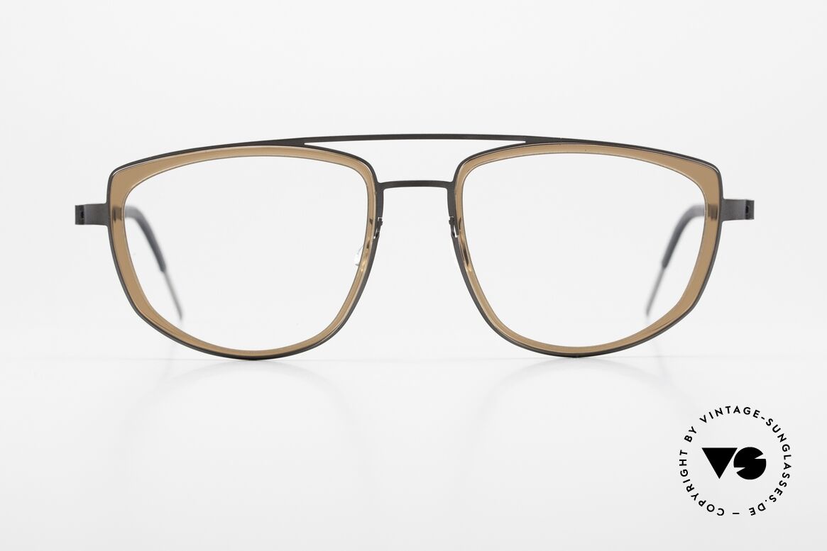 Lindberg 9735 Strip Titanium X Large Brille Für Frauen, Modell 9735, T407, Größe 54/19, Bügel 135, Color U9, Passend für Damen