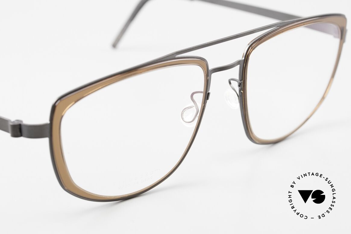 Lindberg 9735 Strip Titanium X Large Brille Für Frauen, ungetragenes Designerstück mit original Lindberg Etui, Passend für Damen