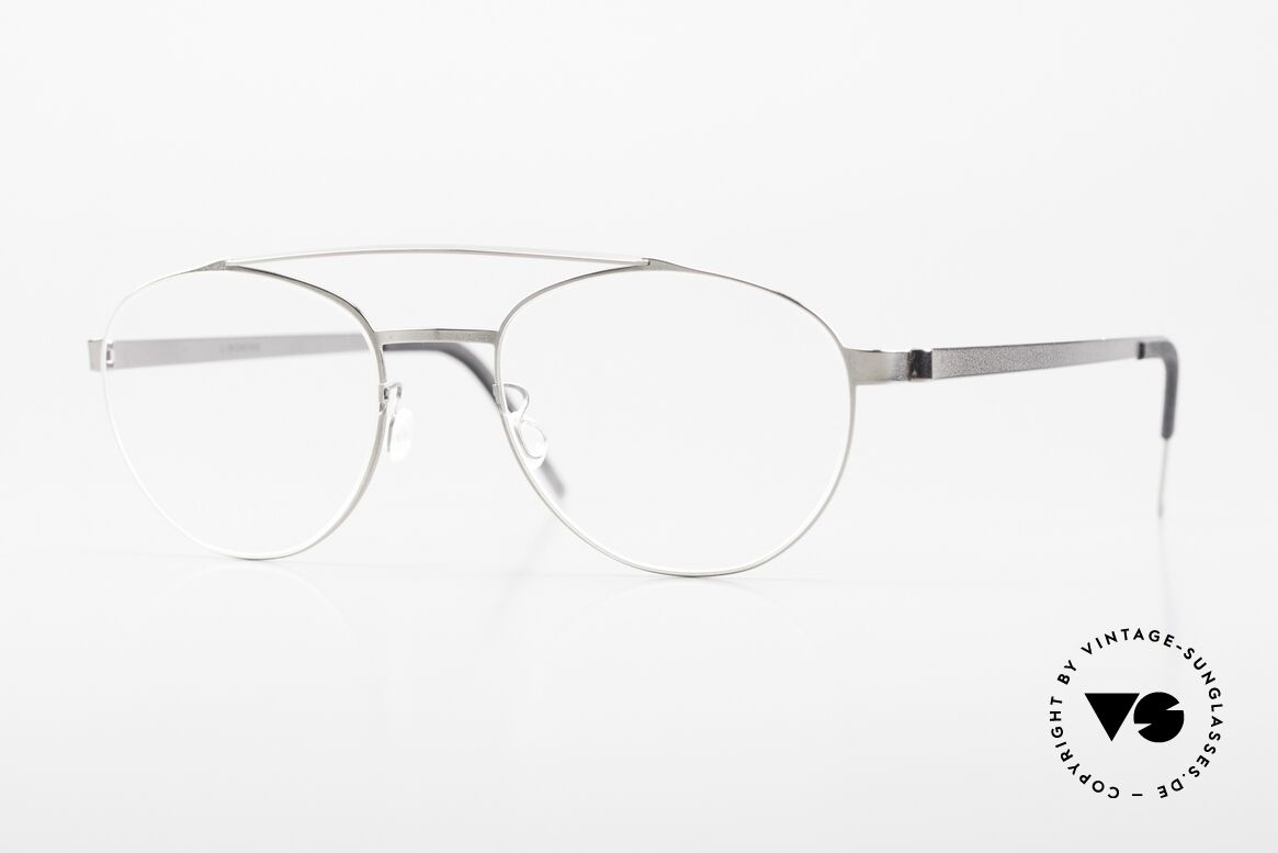 Lindberg 9616 50 Strip Titanium Leichte Designerbrille Unisex, interessante Lindberg Strip Titanium Fassung; Unisex, Passend für Herren und Damen