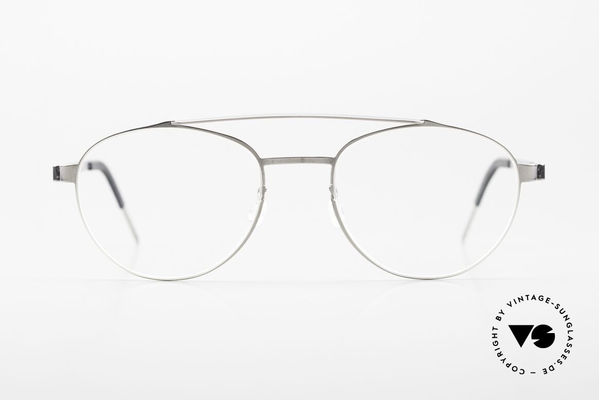 Lindberg 9616 50 Strip Titanium Leichte Designerbrille Unisex, Modell 9616, in Größe 50/19, Bügel 135 und Color P10, Passend für Herren und Damen