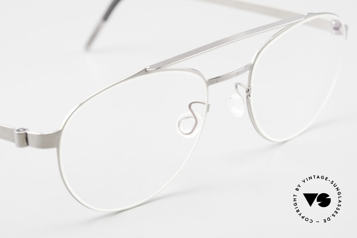 Lindberg 9616 50 Strip Titanium Leichte Designerbrille Unisex, ungetragenes Designerstück mit orig. Etui von Lindberg, Passend für Herren und Damen