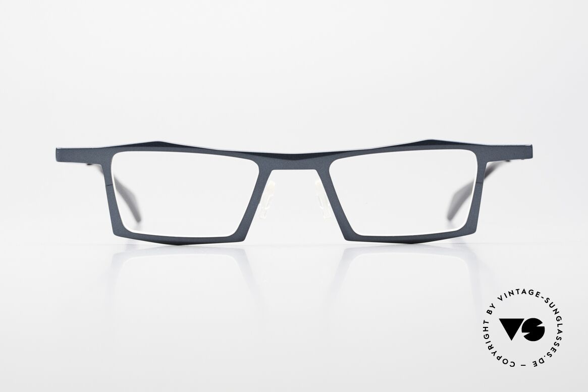 Theo Belgium Roubaix Dunkles Türkis Metallic 2010, interessante Theo Roubaix Lesebrille von 2010, Passend für Herren und Damen