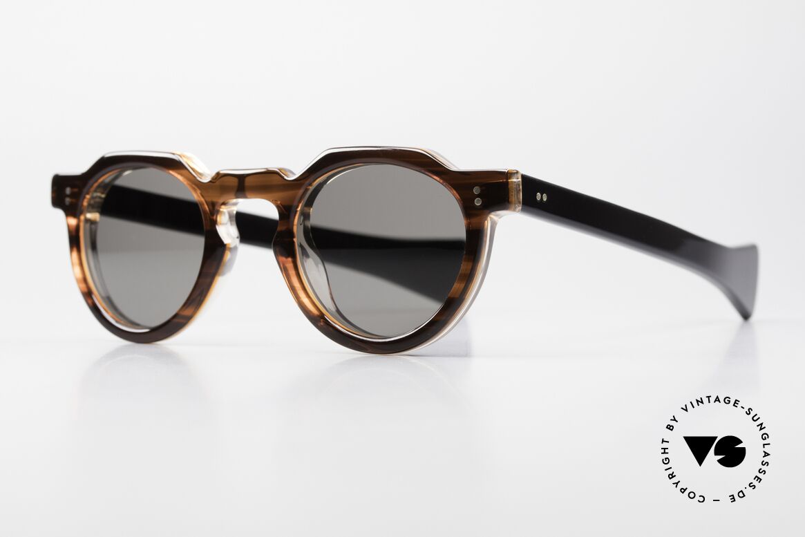 Lesca Panto 6mm 60er Brille Panto Frankreich, 6mm dickes Rahmenprofil = gemacht für die Ewigkeit, Passend für Herren und Damen