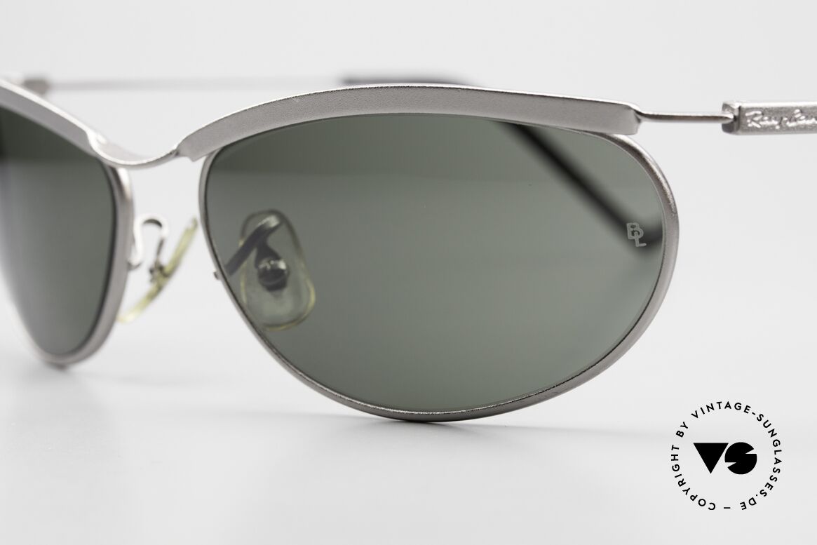 Ray Ban New Deco Metal Oval B&L USA Sonnenbrille 90er, KEINE Retrosonnenbrille, ein altes USA-Original, Passend für Herren