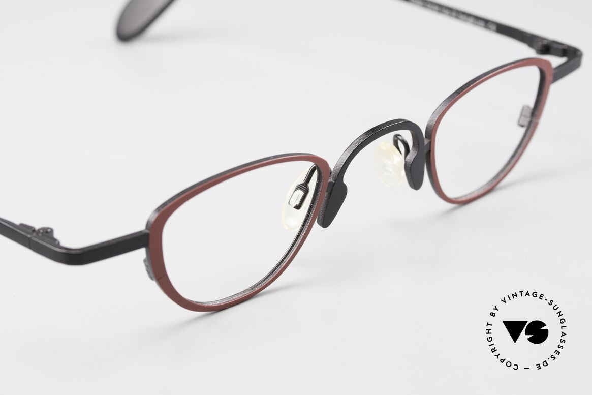 Theo Belgium Bow Tie Damen Lesebrille Titanbrille, ungetragene Kunstbrille für die, die sich trauen!, Passend für Damen