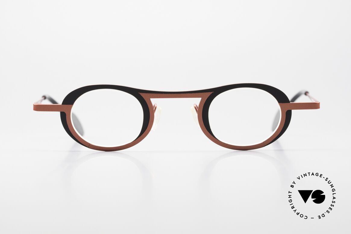 Theo Belgium Wexford Titan Damen & Herrenbrille, tolle Theo Wexford Titanium-Lesebrille von 2006, Passend für Herren und Damen