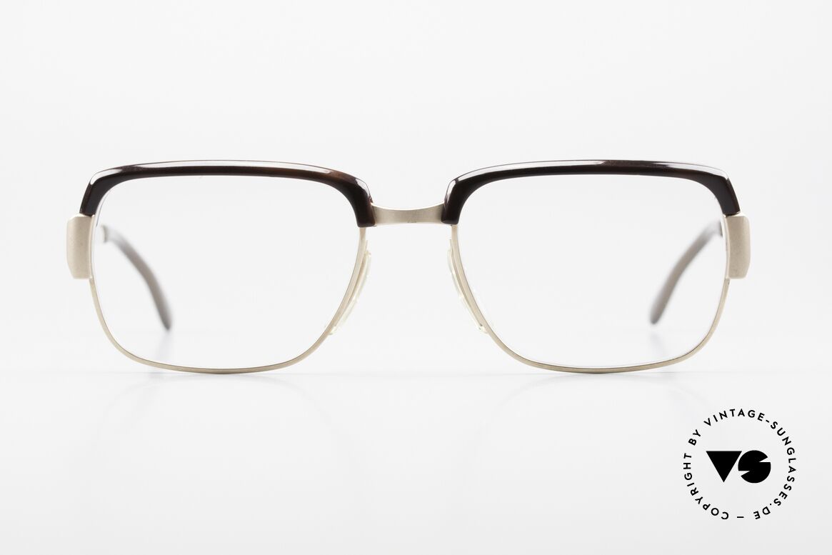 Metzler Marwitz 5006 60er Jahre Gold KombiBrille, klassische Herren Kombi-Brille (Metall mit Oberrand), Passend für Herren
