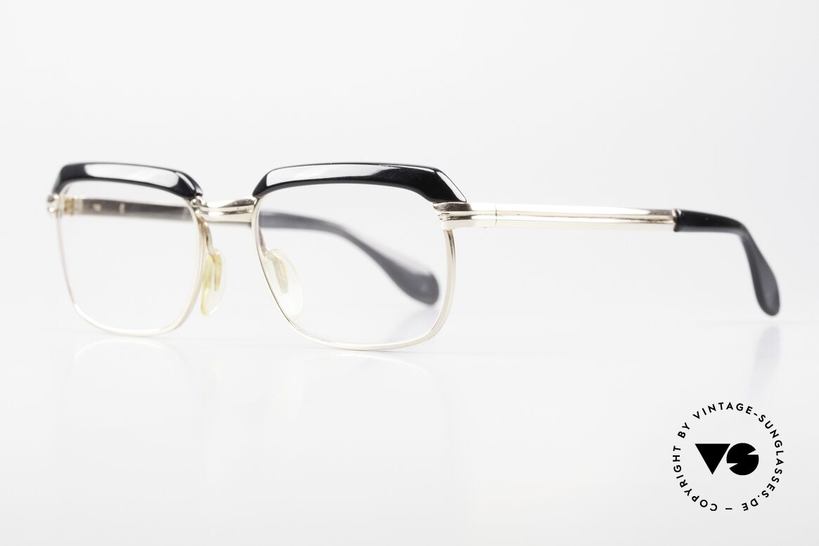 Metzler JK Golddoublé Brille 60er 12kt, 1/10 des Metalls sind 12kt Gold (Wahnsinns-Qualität), Passend für Herren