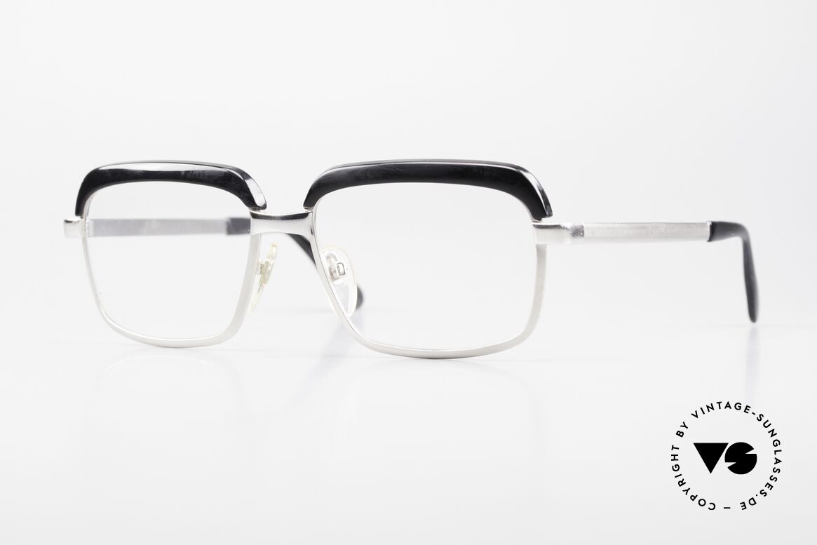 Rodenstock Constantin 60er Combi Weiss Golddoublé, antike Rodenstock Brille der 60er Jahre; GOLD-Filled!, Passend für Herren