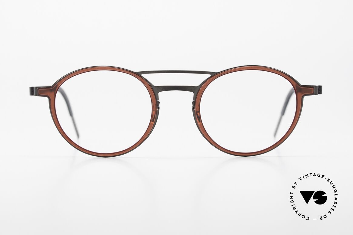 Lindberg 9739 Strip Titanium Herrenbrille Doppelbrücke, Modell 9739, GR92, Größe 48/22, T407-135, Color U9, Passend für Herren