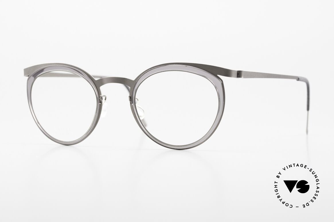 Lindberg 9722 Strip Titanium Damenbrille Panto Stil Rund, Lindberg Damenbrille der Strip Titanium Serie, 2018, Passend für Damen