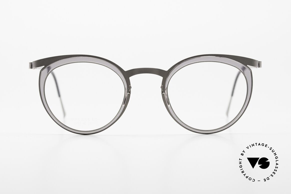 Lindberg 9722 Strip Titanium Feminines Panto-Design, Modell 9722, in Größe 45/22, Bügel 135mm, Color 10, Passend für Damen