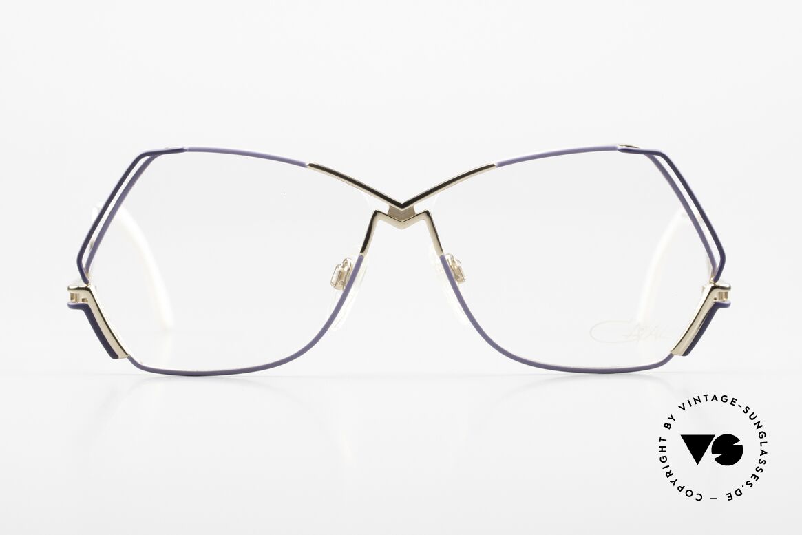 Cazal 226 1980er 90er Damen Brille, außergewöhnliche, fünfeckige CAZAL Designerbrille, Passend für Damen