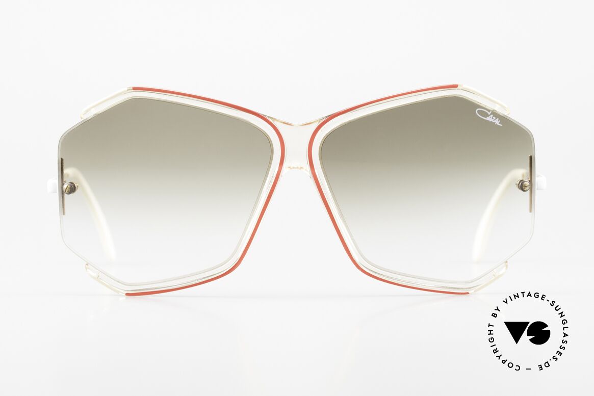 Cazal 852 80er Vintage Sonnenbrille XXL, originelle CAZAL Oversized-Sonnenbrille von 1986, Passend für Damen