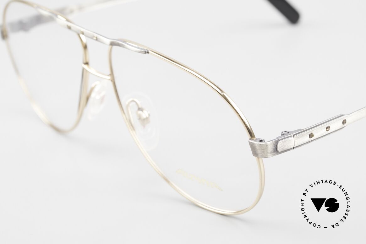 Alpina M1F771 90er Herrenbrillen Aviator, mit den unverwechselbaren Alpina Zierschrauben, Passend für Herren