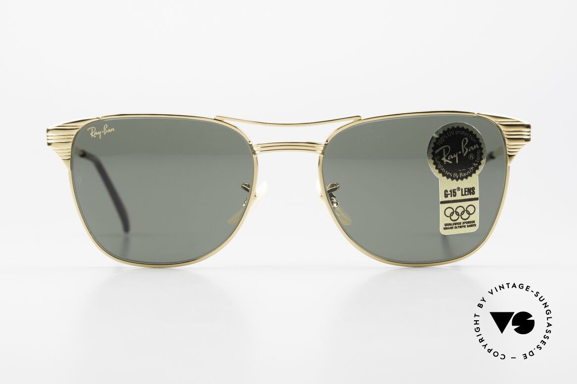 Ray Ban Signet II Jack Nicholson 1980er, seltene B&L USA Signet Brille in 56mm Größe, Passend für Herren