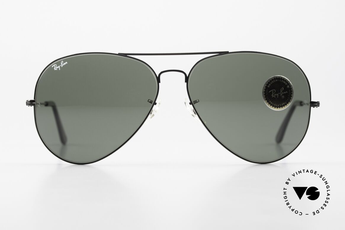 Ray Ban Large Metal III XL B&L USA Brille 64mm, die Pilotenbrille schlechthin in XL Größe 64/14!, Passend für Herren