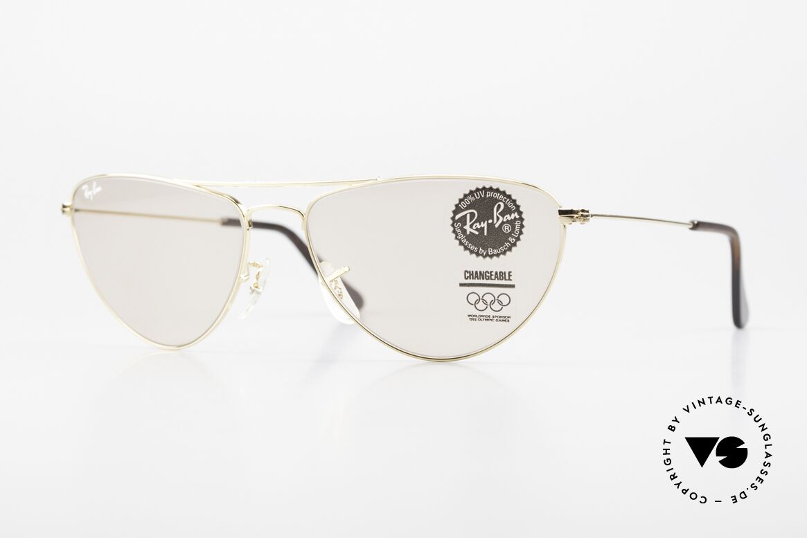 Ray Ban Fashion Metal 1 Ray Ban USA Changeable Glas, Ray Ban USA Fashion Metal Style 1, Größe 59/16, Passend für Herren und Damen