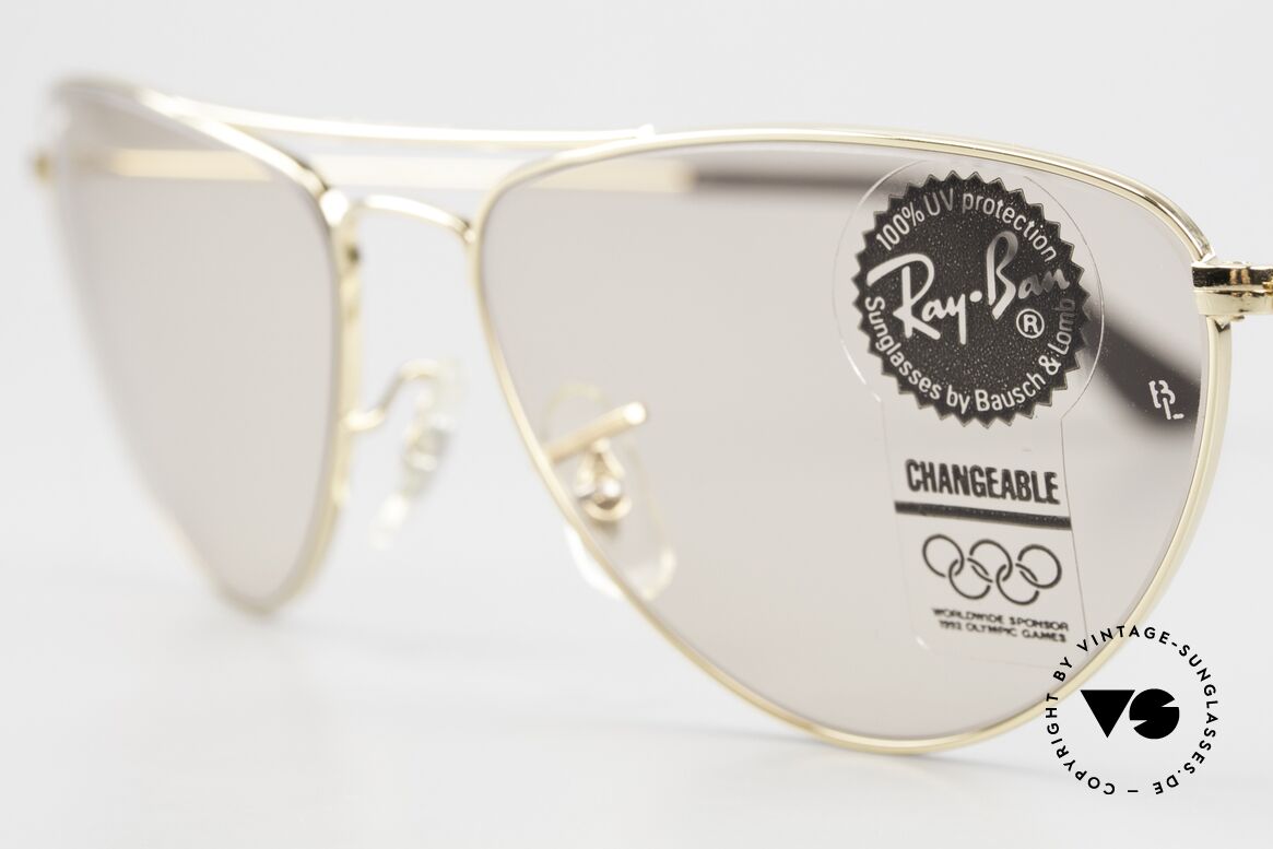 Ray Ban Fashion Metal 1 Ray Ban USA Changeable Glas, die etwas modifizierte Pilotenform von Ray Ban, Passend für Herren und Damen