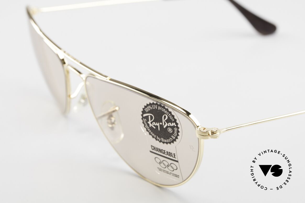 Ray Ban Fashion Metal 1 Ray Ban USA Changeable Glas, ungetragen (wie alle unsere alten USA Ray-Bans), Passend für Herren und Damen