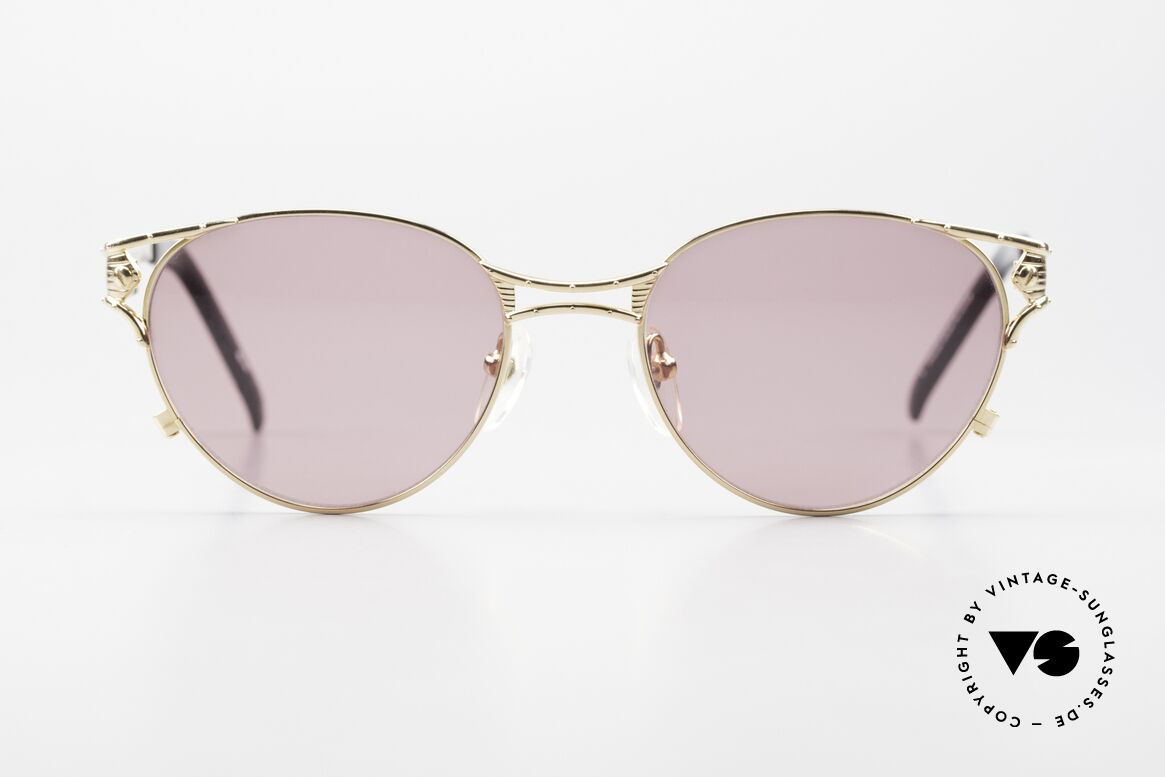 Jean Paul Gaultier 56-4179 No Retro Designer Brille 90er, originelle Bügel (typisch außergewöhnlich GAULTIER), Passend für Herren und Damen