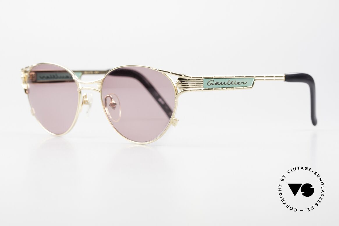 Jean Paul Gaultier 56-4179 No Retro Designer Brille 90er, extrem hochwertige Fassung sowie 100% UV Protection, Passend für Herren und Damen