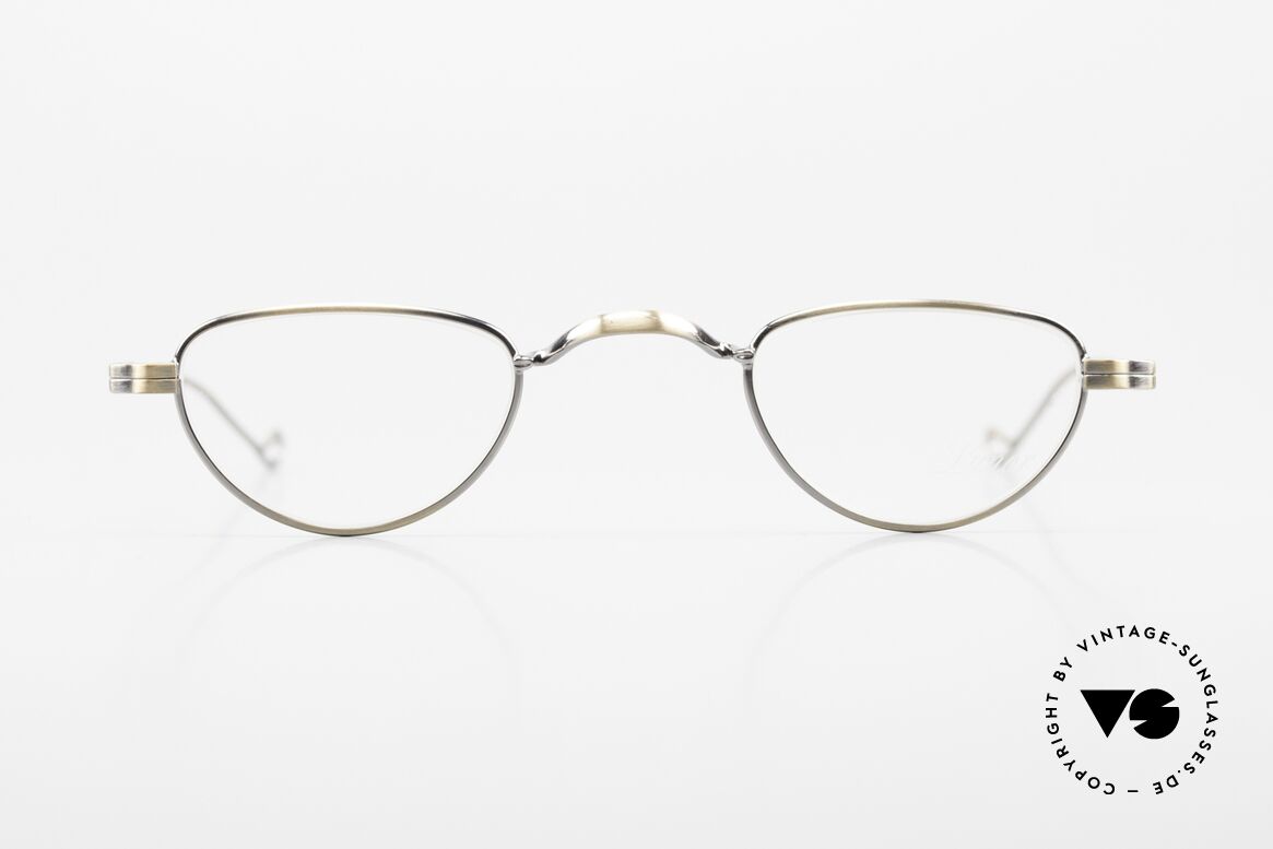 Lunor II 06 Lesebrille Antik Gold Unisex, Modell "06": die klassische Leseform; Größe 39/25, Passend für Herren und Damen
