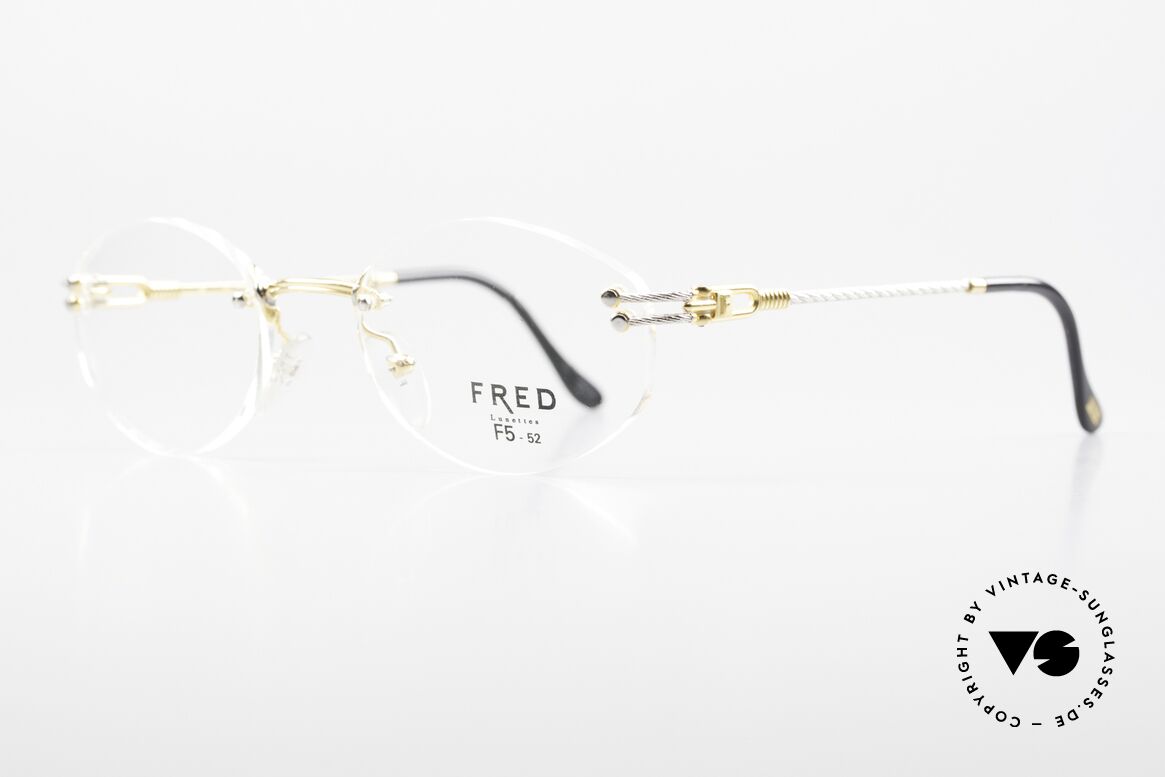 Fred Orcade F5 Ovale Randlos Brille Segler, benannt nach dem zu Schottland gehörenden Archipel, Passend für Herren und Damen