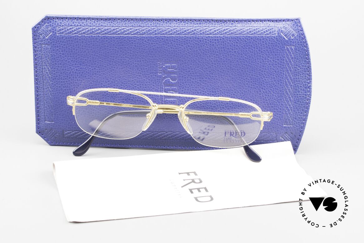 Fred Caravelle Luxus 80er Herrenbrille Segler, Größe: medium, Passend für Herren