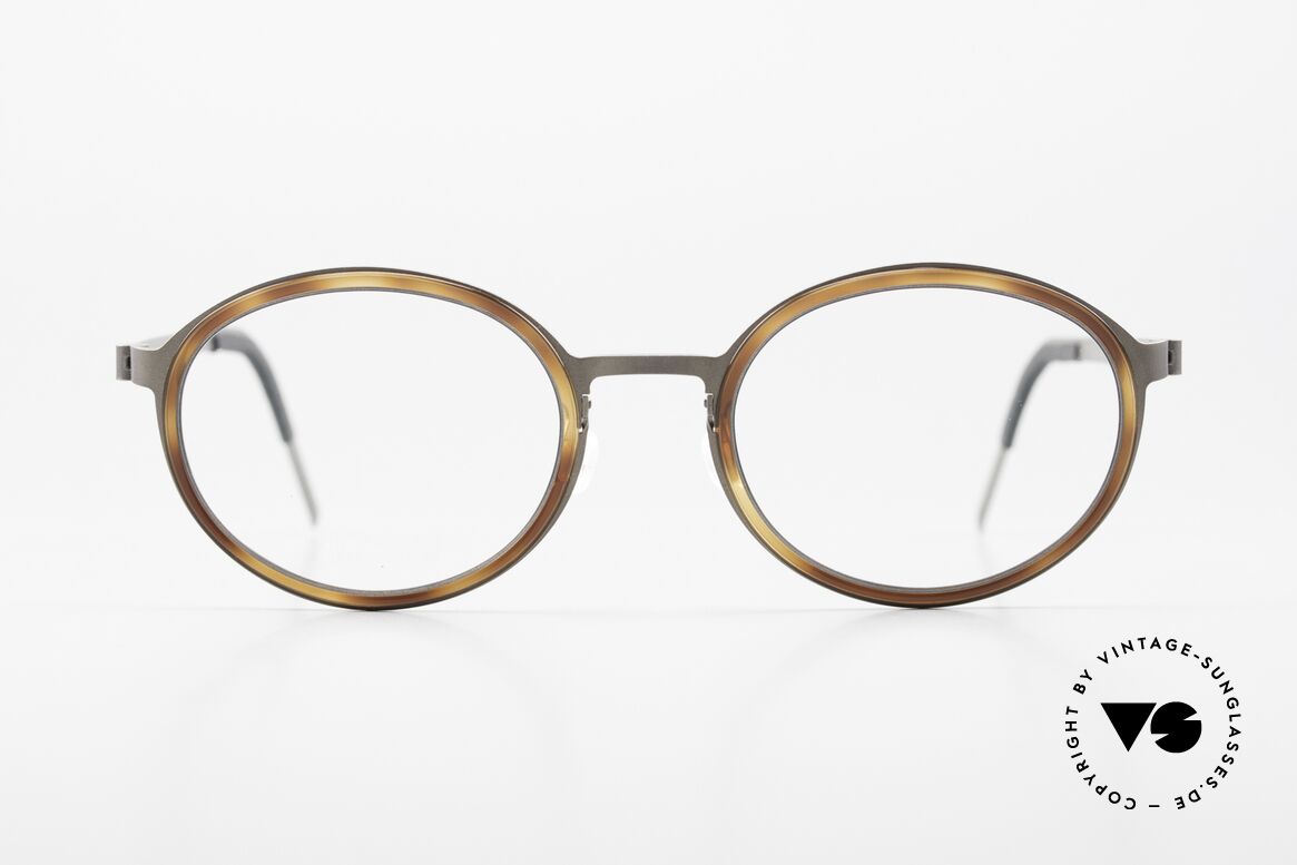 Lindberg 9740 Strip Titanium Ovale Brille Damen & Herren, Lindberg Brille für Damen & Herren; Strip Titanium, Passend für Herren und Damen