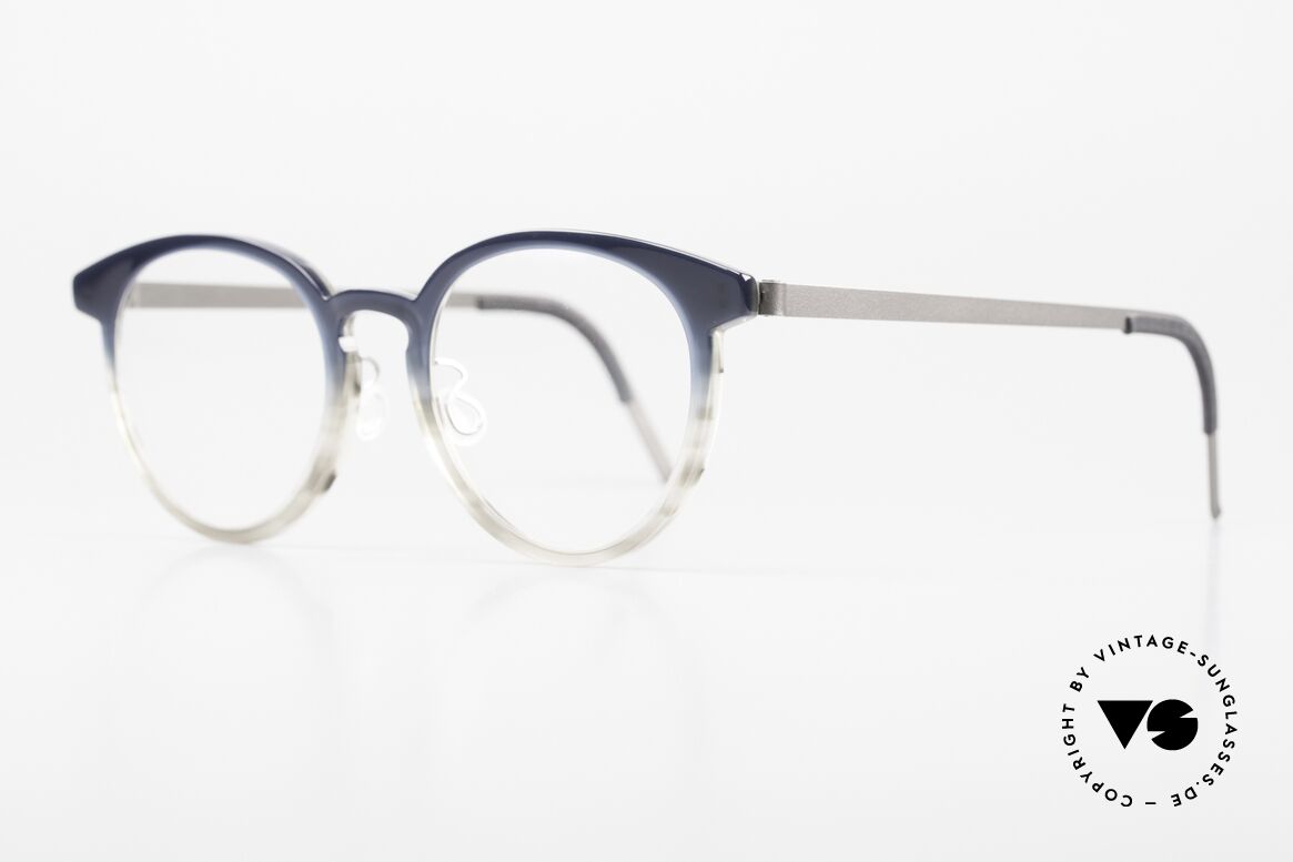 Lindberg 1043 Acetanium Damenbrille Im Panto Stil, grandiose Fassung aus Acetat & Titanium Kombination, Passend für Damen