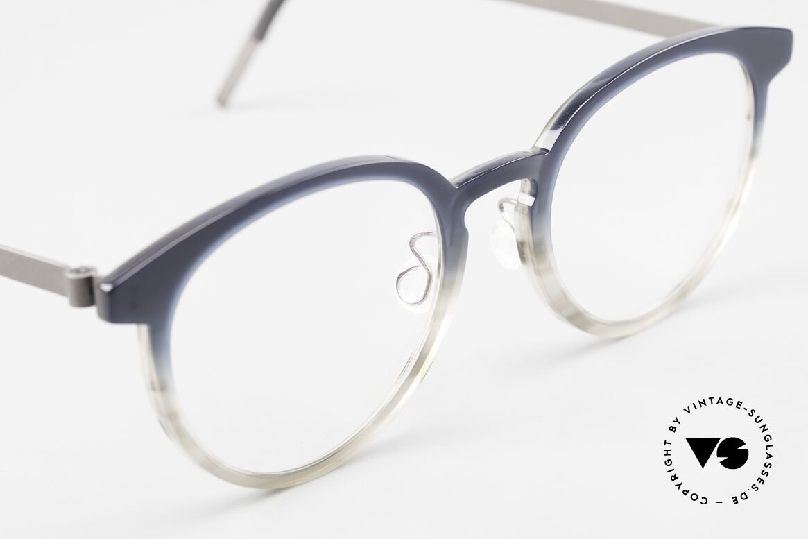 Lindberg 1043 Acetanium Damenbrille Im Panto Stil, ungetragenes Designerstück mit original Lindberg Etui, Passend für Damen