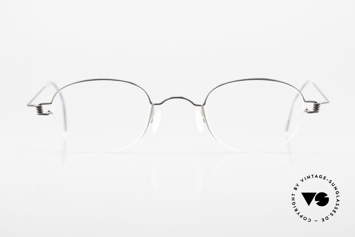 Lindberg Indus Air Titan Rim Titan Brille Klassisch Unisex, LINDBERG Air Titanium Rim Brille in Größe 43-24, 145, Passend für Herren und Damen