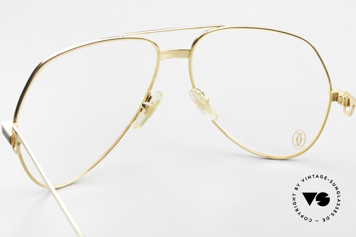 Cartier Vendome Laque - L Luxus Aviator Brille Herren, Größe: large, Passend für Herren