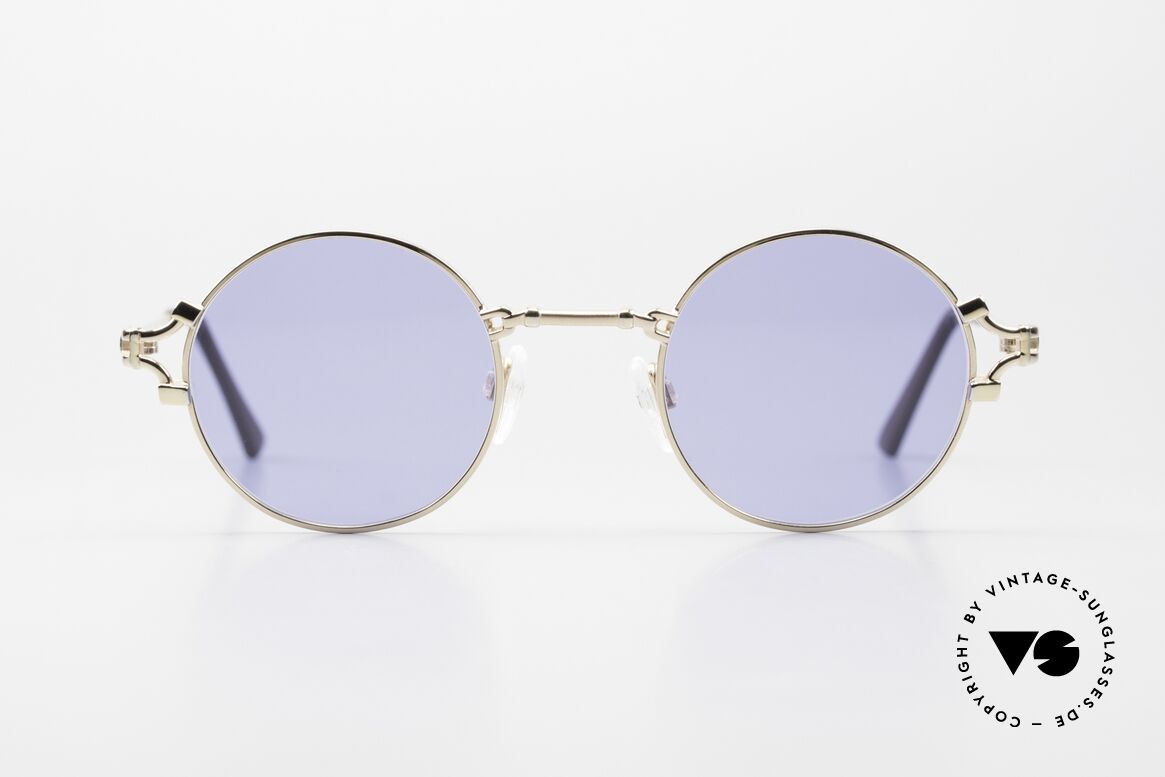 Neostyle Academic 9 Kleine Runde 80er Brille, runde, zeitlose 80er Brille in S-M Größe 44-22, Passend für Herren und Damen